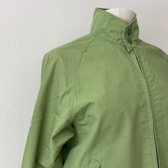 Vintage Cortina windbreaker jacket medium green 60s 70s Rockabilly - Picture 4 of 12